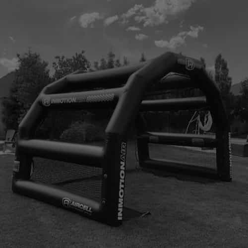 inflatable hitting stations